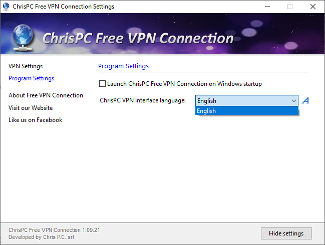  ChrisPC Free VPN Connection скачать